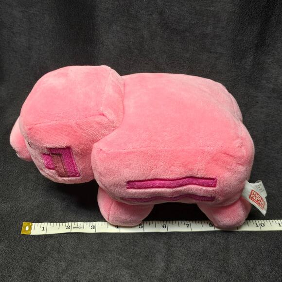 Minecraft Plush Pig Mattel Stuffed Animal Toy Mojang Jinx Video Game - Picture 9 of 11
